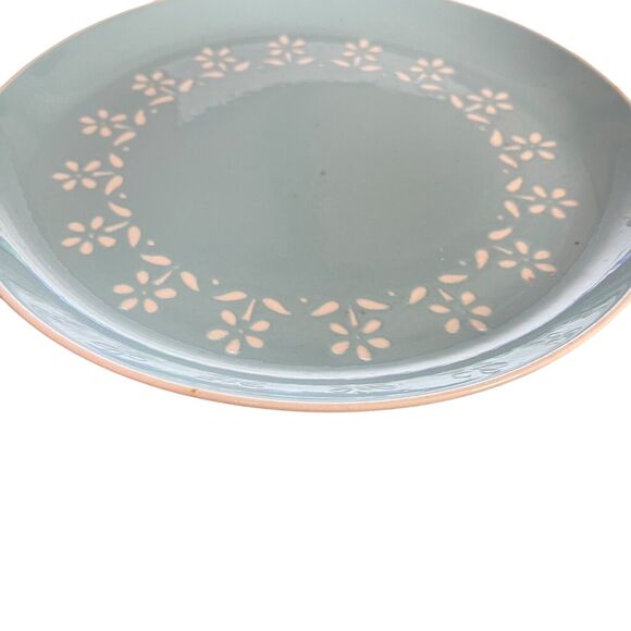 Harkerware Oven Dishwasher Proof Blue Floral 10.5" Round 3 Plates Dinnerware - Picture 2 of 16